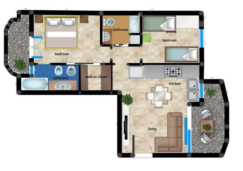 Appartamento Viserba Mare/Fiera 里米尼 外观 照片